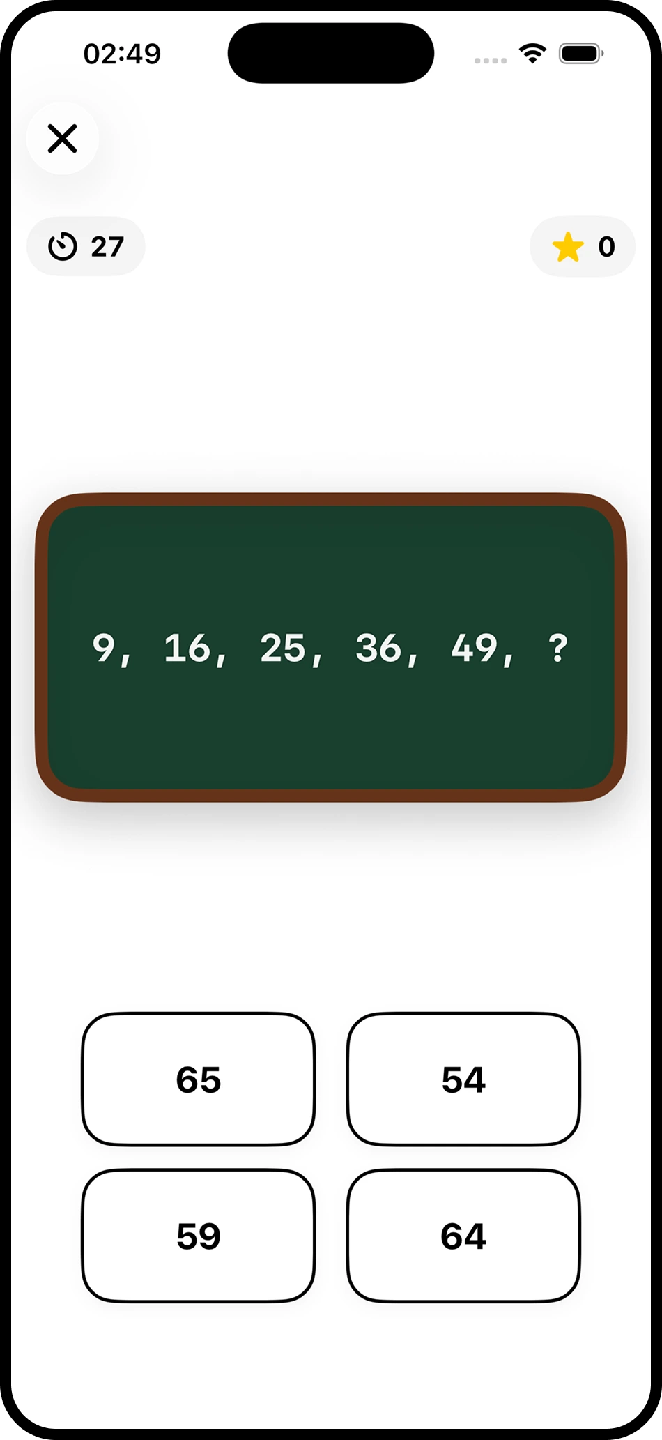 IQ Test and Pattern Recognition Training in Meji App
